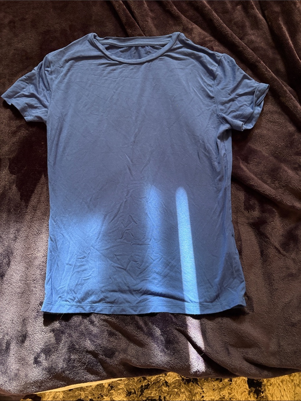 Everyday Crew Neck Tee in Dusty Blue